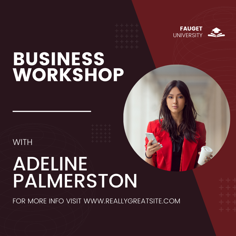 Business workshop post for Business Post Social Media Management